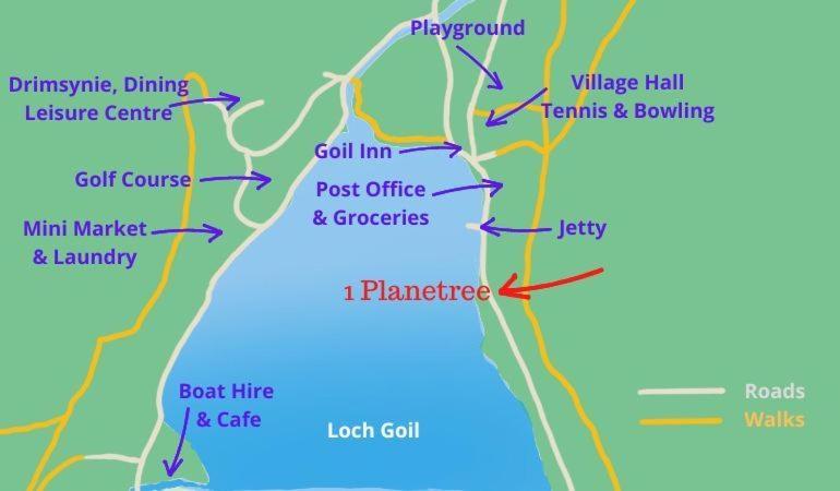 1 Planetree Cottage - Loch View Lochgoilhead Bagian luar foto